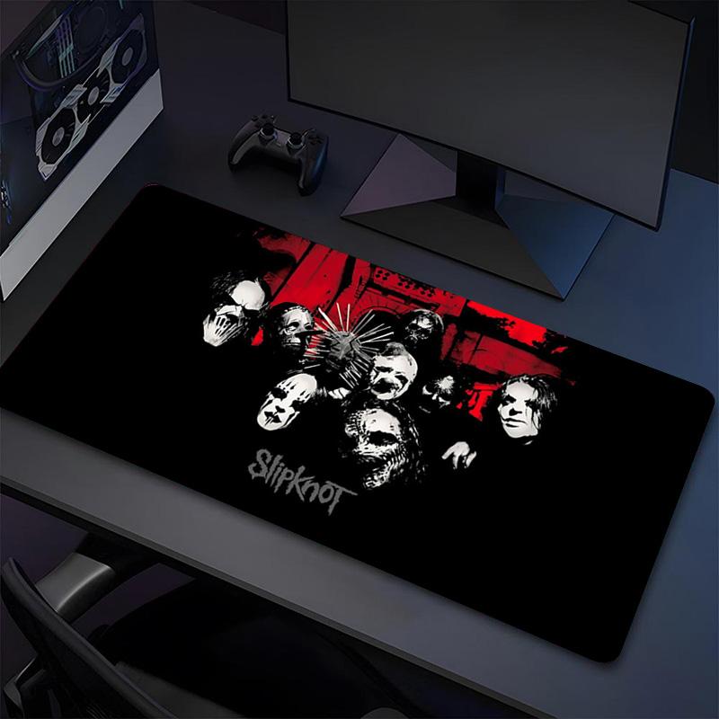 Metal Band Xl Gaming Mouse Pad Nonslip Rubber Base Stitched Edge Waterproof Desk Mat For Pc Laptop Gamer Office Computer Accessories C929914