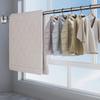 Retractable Clothes Drying Rod Easy To Install Spring Tension Curtain Rod Metal Telescopic Rods for Shower or Window