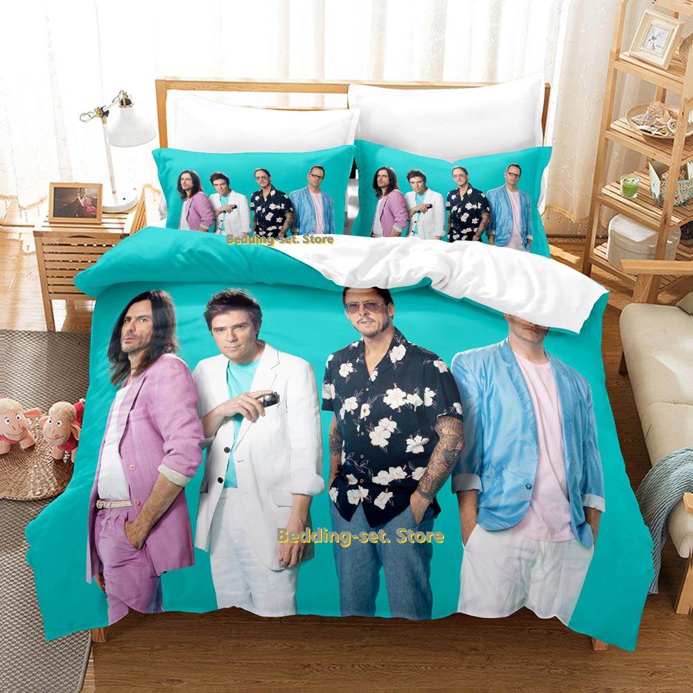 

Comforter Hip Hop Weezer Band Bedding Set Cartoon Anime Three-Piece Set Adult Kid Bedroom Three-Piece Suits 3D Kawaii Colcha De Veran Comforter (quilt)-EU Single(135*200cm)3pcs