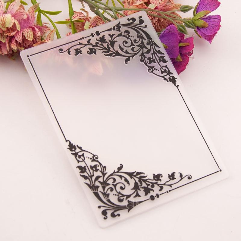 Fustelle Metalliche Per Creazione Biglietti E Scrapbooking - Motivi Erba E Fiori