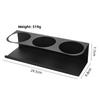 New Magnetic Water Bottle Organizer Metal 3 Slots Fridge Cup Rack Black White Space Saving Kitchen Storage Rack Home Use