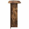Console Table with Storage Smoked Oak Finish 100 x 39.5 x 75 cm