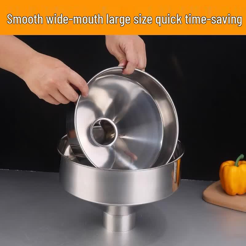 Zhi Shi Stainless Steel Extra Large Kitchen Funnel