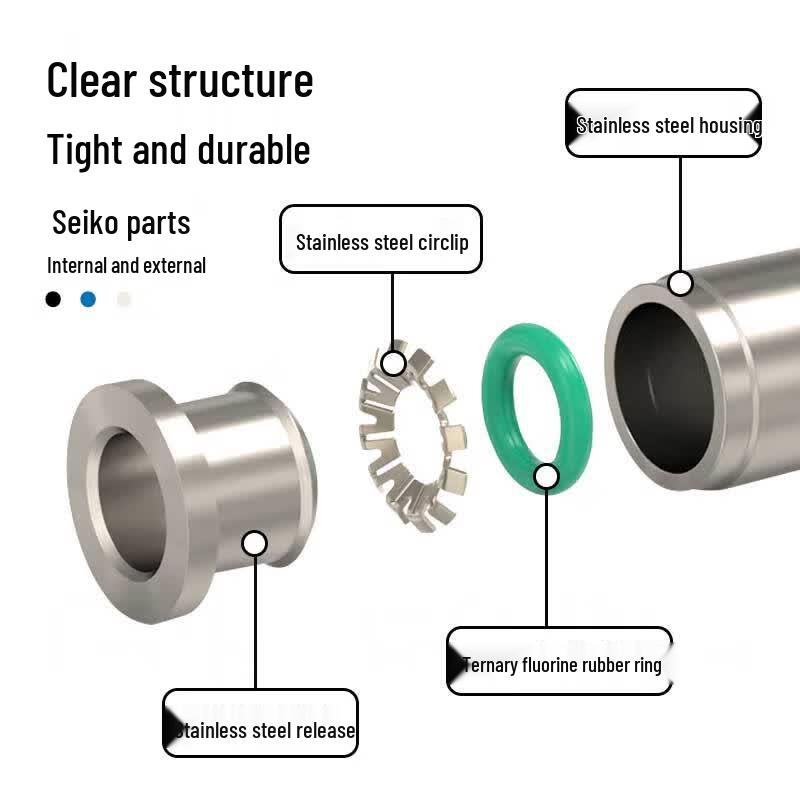 JMW 304 Stainless Steel Straight Connector