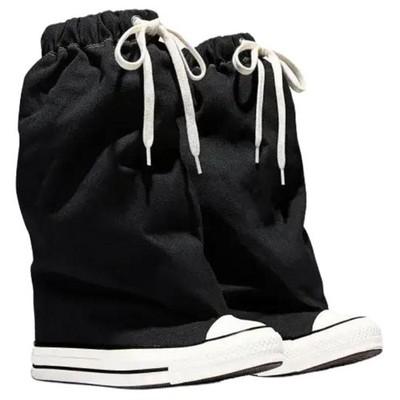 Converse Vaquera X Converse Womens Chuck Taylor All Star XHi Slouch Wedge Black