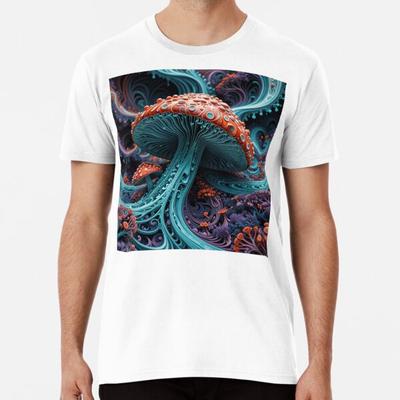 Psykedeliskt Svampdrömland S till 5XL Tillverkad i AU/USA T-shirt