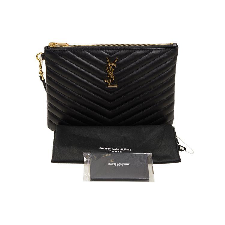 Saint Laurent C.Case Monogramm Black Women Bags 379039-CWU01-1000