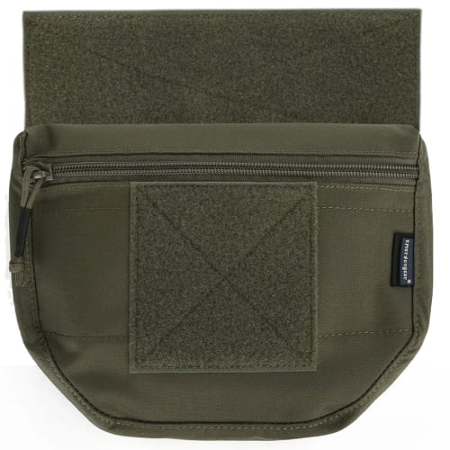 Drop Pouch for Airsoft, Hanger Pouch, Velcro Closure, 500D Nylon, Tactical Accessory Storage, Pocket, Plate Carrier, Chest Rig, Expandable Pouch, Dump