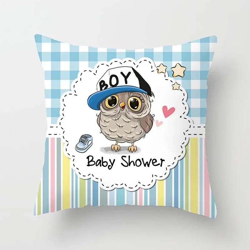 Cute Owl Cushion Covers Comfortable Pillow Cover x Decorative Pillows For Sofa Bed Car Throw Home Decor