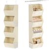 Modern Multicompartment Closet Hanging Bag With Large Capacity For Bedroom Storage And Shoes