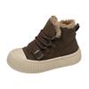 Autumn Winter Plush Women High Top Sneakers Fashion Comfortable Platform Cotton Shoes Outdoor Non-slip Women's Shoes Botas Mujer