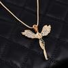Korean Jewelry I Korean Jewelry Full Diamond Angel Wings Angel Necklace