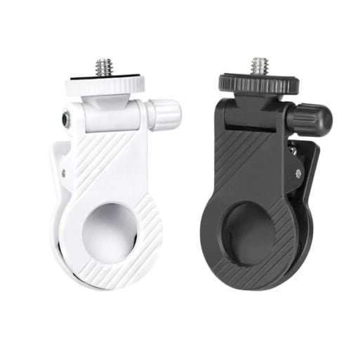 AQUALOACH Multi-Function Clamp Clip for 1/4" Screws (Black) for Fixing Cameras, Microphones, and Lights