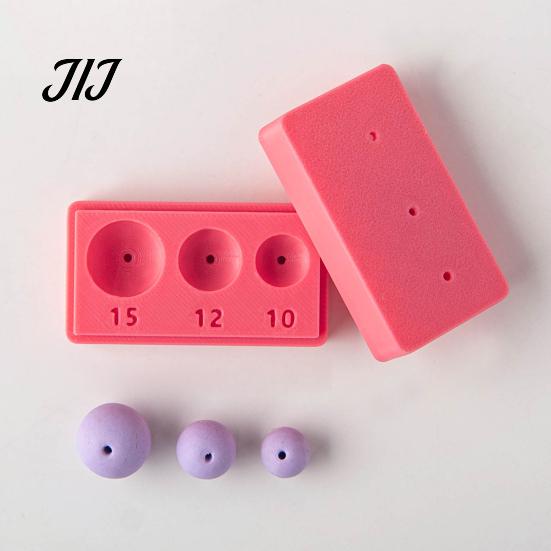 Placa de Corte de Argila de Precisão, Molde Fabricador de Bolas de Polímero, Rolo 4mm 6mm 8mm 10mm 12mm Ferramentas para Fazer Joias para Iniciantes 15mm 18mm 20mm Esfera