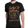 Novità L'Inferno Attende 35° Anniversario Anni '80 Magliette Band Metal Uomo Donna Magliette in Cotone Maglietta Band Slayer Abbigliamento Estivo