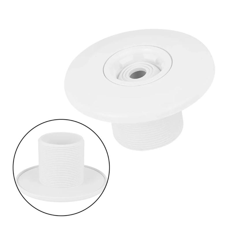 Adjustable Pool Jets Nozzle Pool Flow Inlet Fitting Pool Inlet Fittings Plastic Texture Replacement Nozzle for Pool