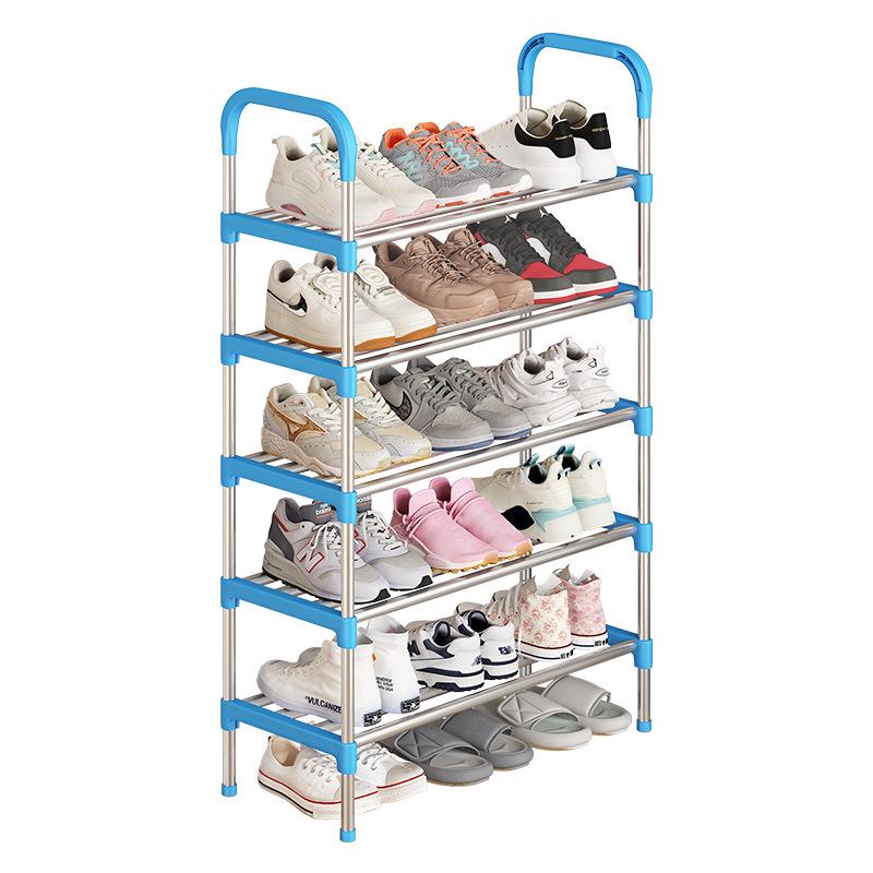 Slim Multi-Tier Shoe Rack for Entryway or Dorm