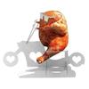 Motorcycle Stainless Steel Chicken Holder Bbq Vertical Turkey Roasting Rack For Outdoor Camping Baking Grill Oven Smoker Cooking