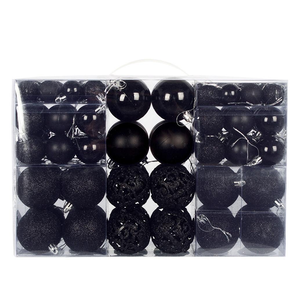 100 stücke Weihnachten Ball Ornamente Weihnachten Baum Dekorationen Hängende Bälle für Weihnachten Baum Dekorationen Urlaub Par