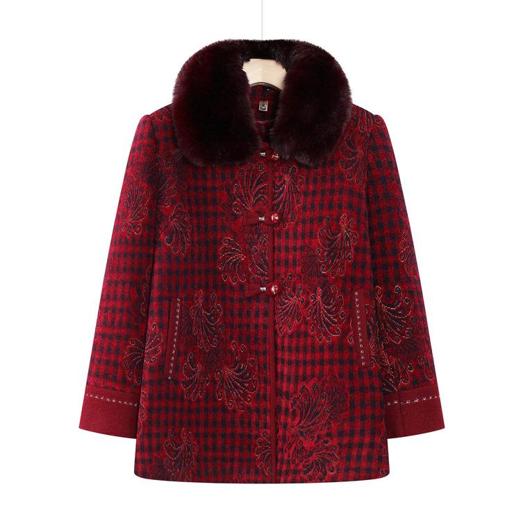 

Женская зимняя одежда, Пальто из бархата норки для девочки и бабушки, Мамина утепленная хлопковая куртка с плюшевой подкладкой, Теплая хлопковая одежда для пожилой женщины 5XL