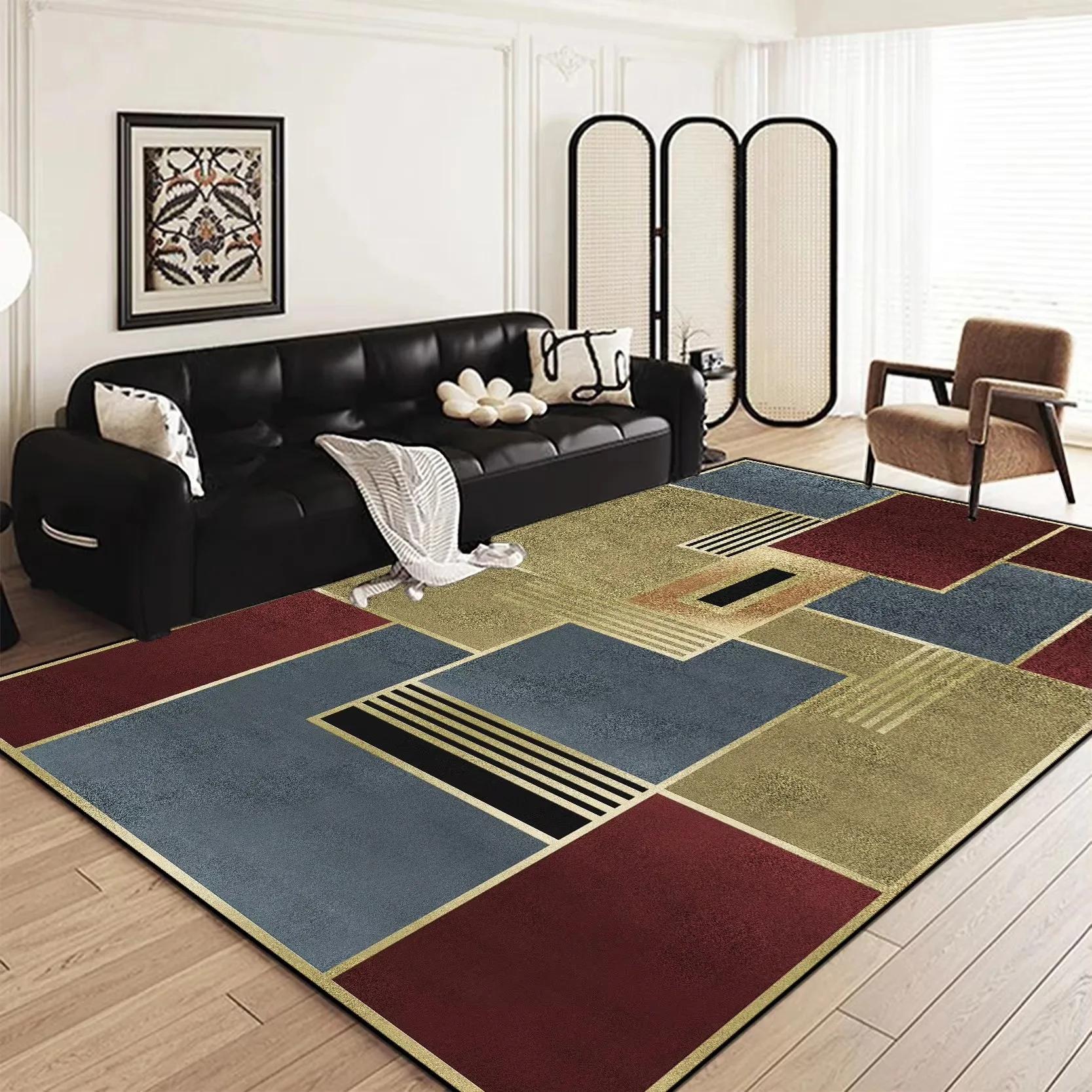 

Modern Light Luxury Carpet Living Room Home Decor Rug Large Area Bedroom Comfort Rug Non-slip Lounge Coffee Table Mat Washable 60cm 23.62 in