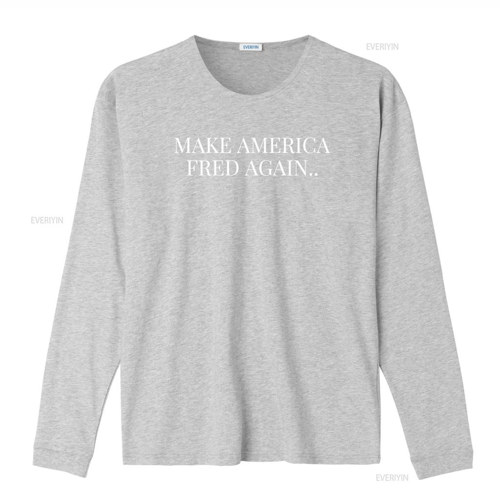 Fred Again T Shirt Make America Funny  vintage Washed Stylish streetwear graphic Top For Everyday Wear Slightly Unisex