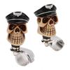 Skull Shape Stee  Wheel   3cm Diameter Metal Resin Turn Knob   for Cars Trucks Tractors Boats