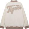 New Era FW24 MLB Drop Shoulder Return Skateboarding 1990 Series Loose Single-Breasted Long Sleeve Cotton Jacket Unisex Jackets Ivory 14385111