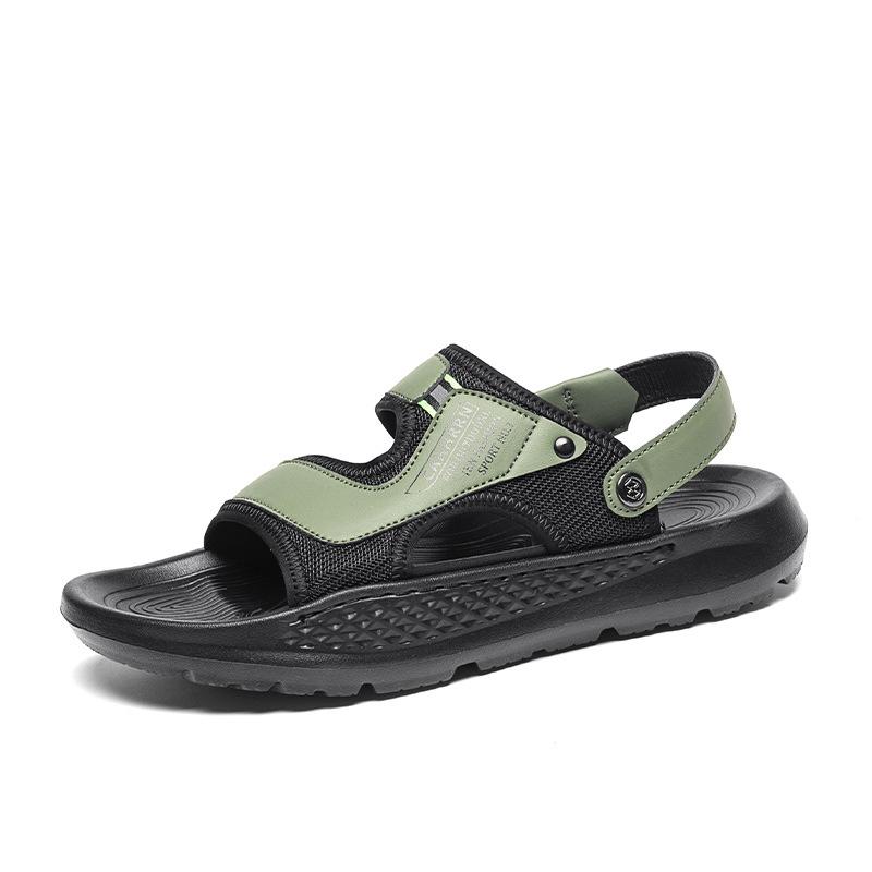 Men's casual sandals summer new thick-soled stepping on shit dual-purpose slippers trendy versatile soft-soled beach shoes