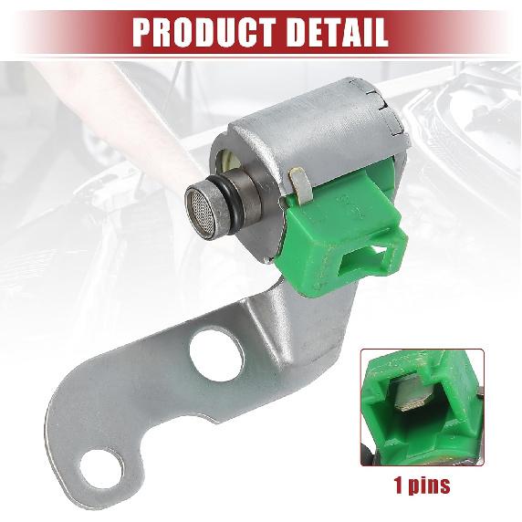 ACROPIX Transmission Shift Solenoid Replacement Fit for Toyota Corolla - Pack of 1 Silver Tone Green