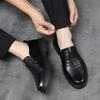 Men's Shoes Winter Velvet New Dad Shoes Men's Business Casual Leather Shoes