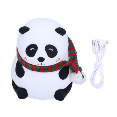 מנורת לילה לטעינת USB בצורת חיה מצוירת, סיליקון LED, מנורת לילה צבעונית, קישוט, מתנה, Squint