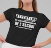 My Hands Contain Alcohol T-Shirt Round Neck Unisex Short Sleeves Humor