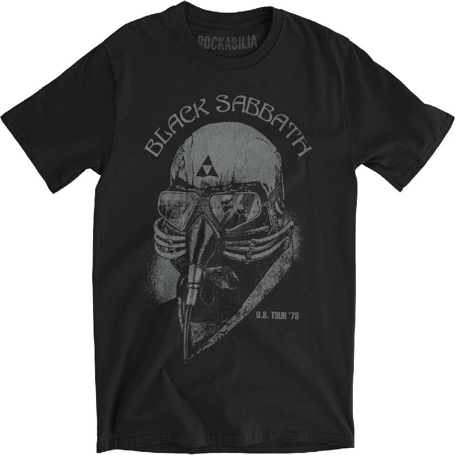

Black Sabbath Men s US Tour 1978 Slim Fit T-Shirt Black XXXXXL чорний