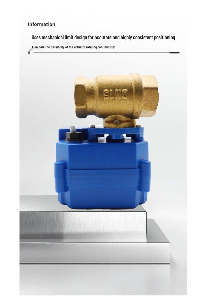 Micro Electric DN15 School Water Control Normally Closed Brass Solenoid Ball Valve