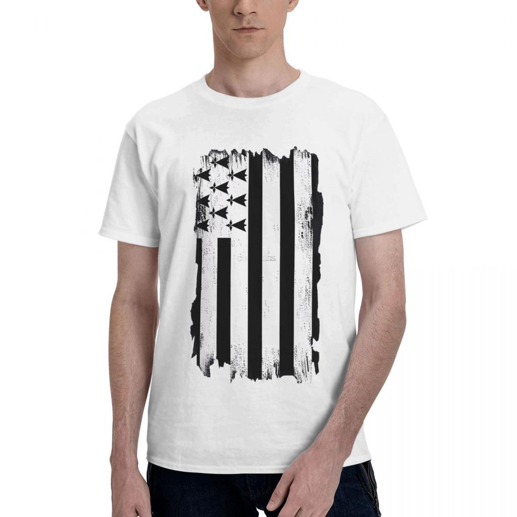 BRITTANY GRUNGE FLAG 100 Cotton Casual Breathable Confortable Cute Mens Clothing Deals Man Clothes