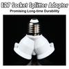 Schraube E27 LED Sockel Licht Lampe Glühbirnenfassung E27 Zu 2-E27 Splitter Adapter Lampenfassung Sockel Glühbirnenhalter Beleuchtungszubehör