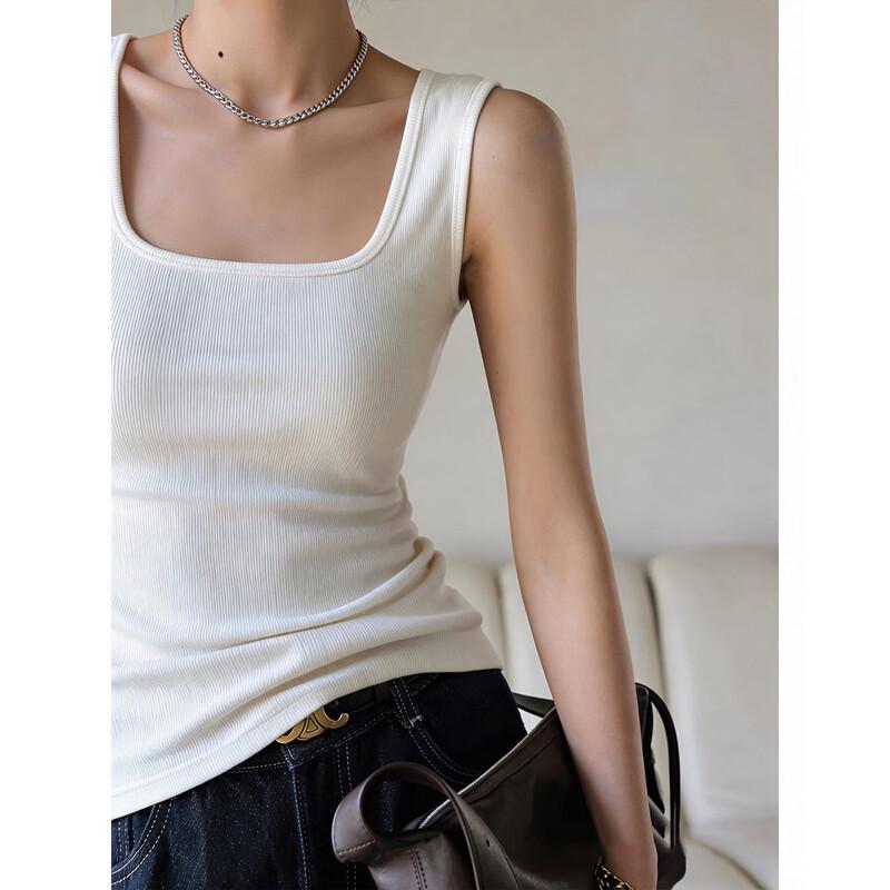 Облачный топ-жилет Demana из хлопка с квадратным вырезом M