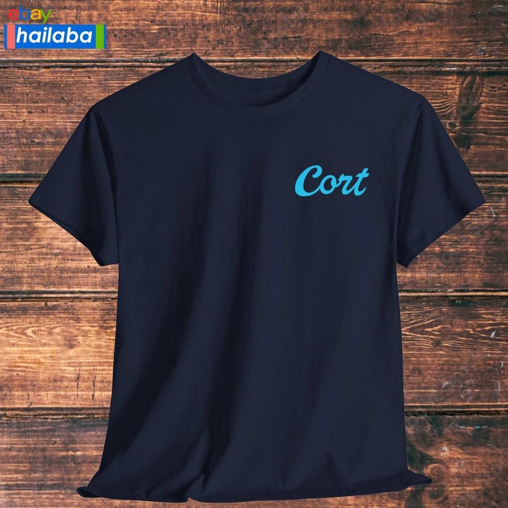 Cort Guitar Small T shirt Logo Many Colors Size S to 5XL Made USA