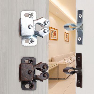 Spring Buckle Cabinet Door Latch Locks Double Roller Catch - Vintage Furniture Hardware Accessories For RV Camper Closet Drawer