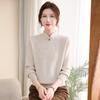 Ronghua Women's Winter Stand-Collar Thermal Sweater