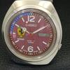 SEIKO AUTOMATIC VINTAGE 7009A JAPAN MENS FERRARI DIAL WATCH a700405-5