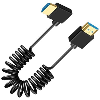 UHD2.1 2.1 Spring Cable 8K Resolution Gold Connectors Wire Line Aluminum Foil Shield for Gaming Consoles Projectors