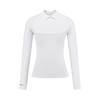 MALBON GOLF Women'S Collared Cooling Inner Base Layer White (Woman)