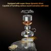 Premium Gaming Earphones Enhances Low Frequency Performances Wire Headphones Tuning Replaceable Cable Secures Fit