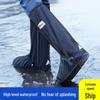 Rainproof Non-Slip Long Tube Shoe Covers for Men & Women - Waterproof, Wear-Resistant for Cycling, Hiking & Travel