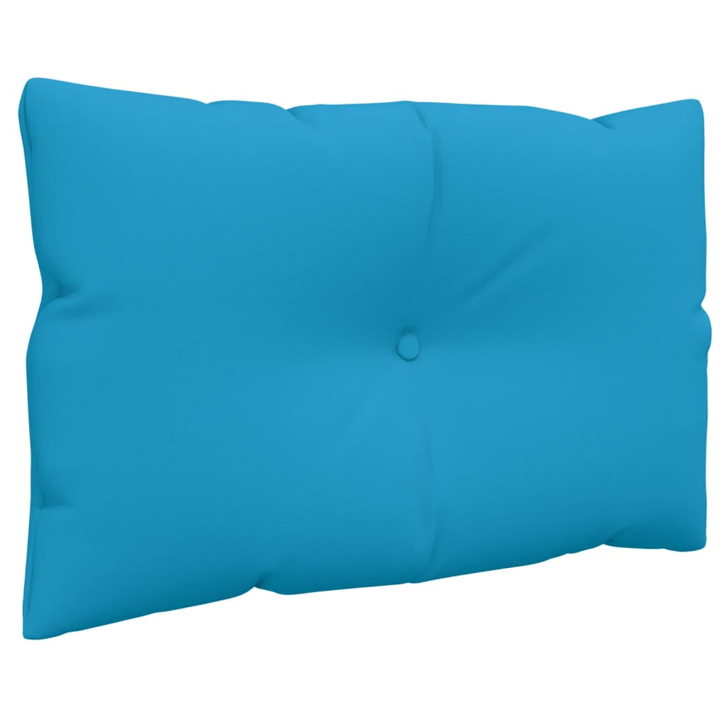 Pallet Cushions 2 Pcs Blue Fabric