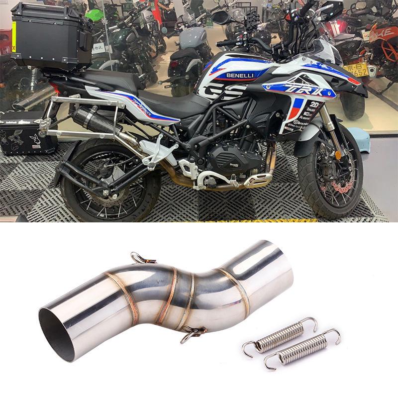 Benelli TRK 502X Rally Special High-Mount Exhaust Pipe Direct Install Kit