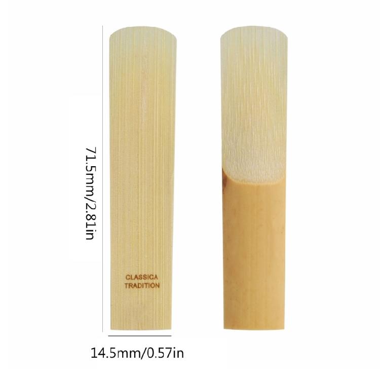 10 Stück Saxophon-Blätter für Es-Altsaxophon Blätter Holzblasinstrumenten Zubehör Ersatzteile