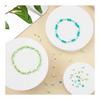 Glass Beads Seed Beads 10 Colors Set 2-5mm Colorful Small Kit Round Seed Accessory Kit Sequins Transparent Core Handicrafts Small Crafts Round DIY